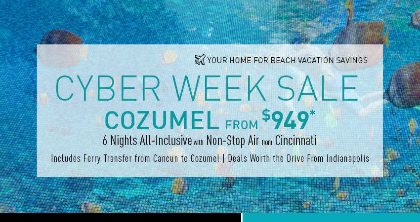 Indianapolis to Cozumel Deals