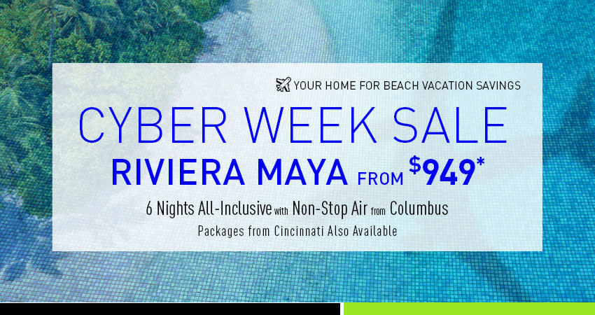 Columbus to Riviera Maya Deals