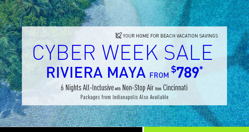 Indianapolis to Riviera Maya Deals