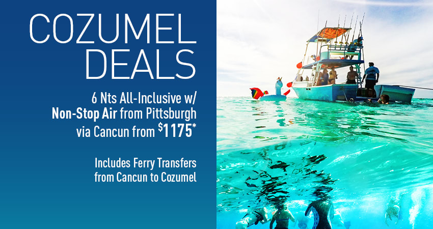 Pittsburgh to Cozumel All-Inclusive Vacation Packages - The Best Deals from  Vacation Express