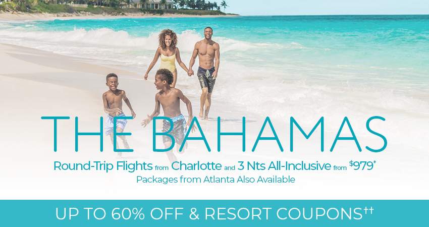 Atlanta or Charlotte to Nassau & Paradise Island Deals