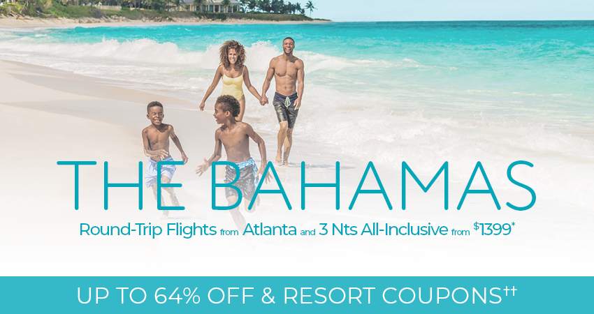 Atlanta or Nashville to Nassau & Paradise Island Deals