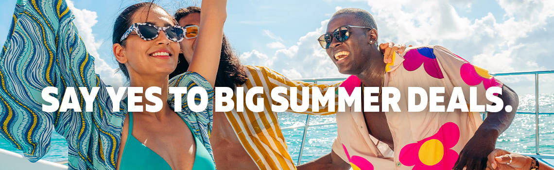 Promotion : Say yes to big summer deals : Header : Image