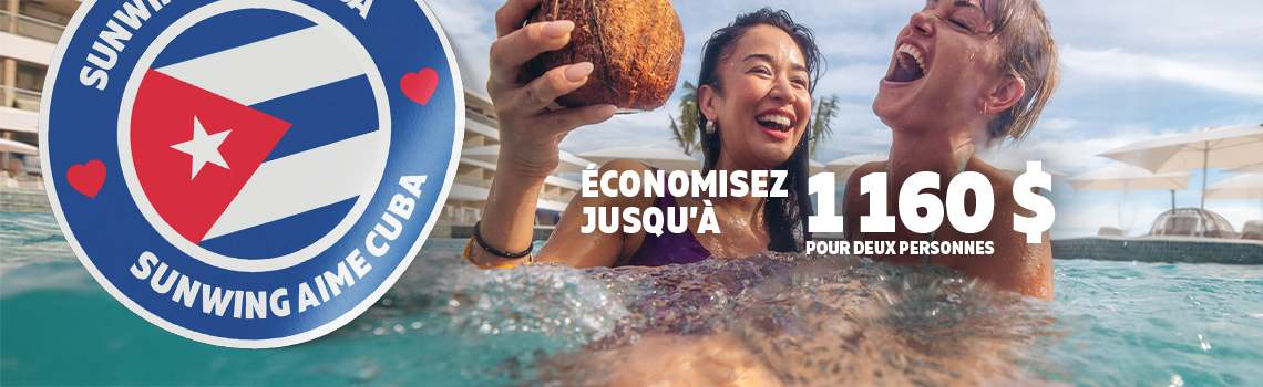Packages : Sunwing loves Cuba (Cuba collections) : Header image