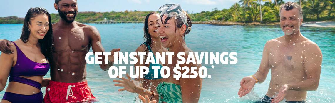 Promotion : Instant savings sale : Header image