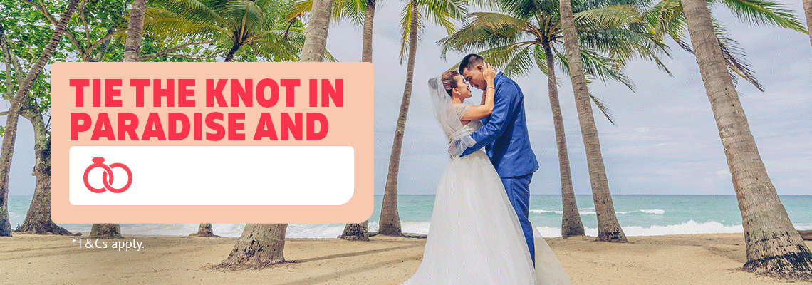 Weddings : Promo : Tie the knot : Image header