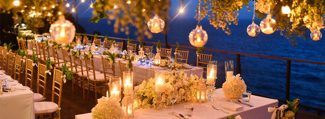 Unique lighting options for your destination wedding