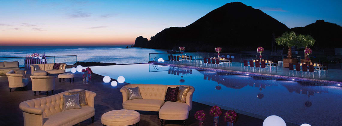 Glamorous resorts where you can celebrate in style