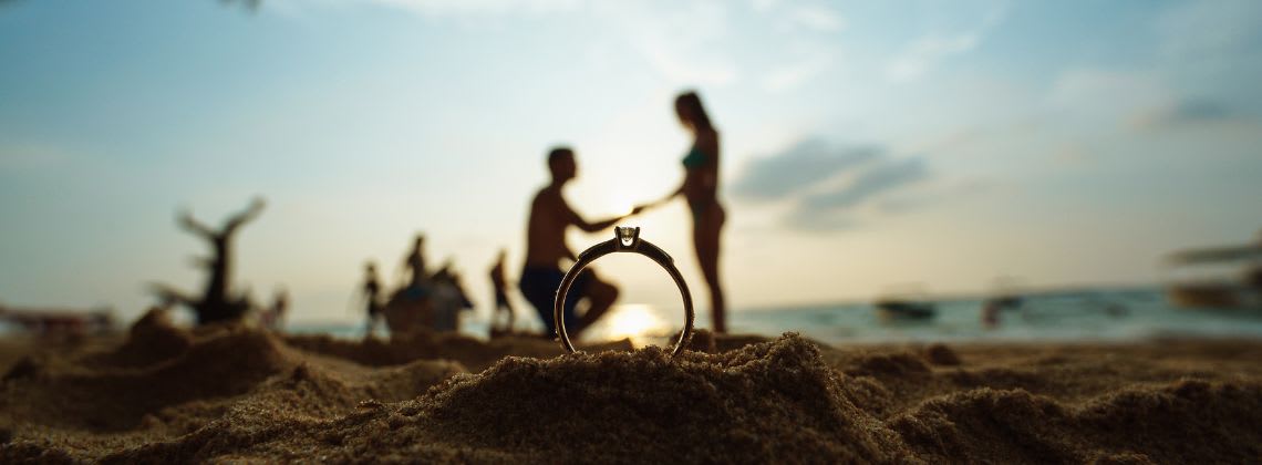 Envolez-vous pour faire votre demande en mariage dans un décor tropical