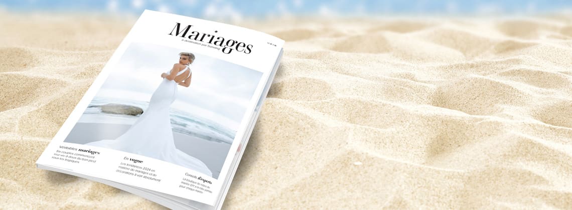 Dévoilement de la 11e édition du magazine Mariages à destination par Sunwing (votre référence pour la planification de votre mariage)