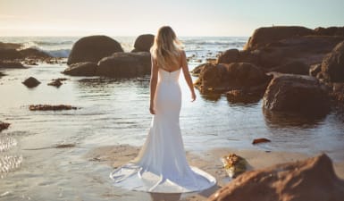 Find the perfect destination-inspired wedding dress with bridal boutique DIY