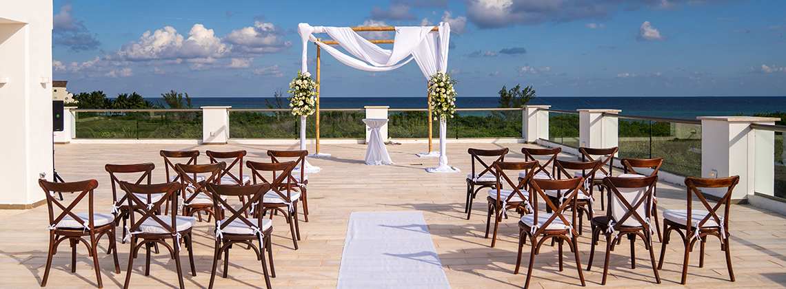 Riviera Maya vows at Platinum Yucatan Princess