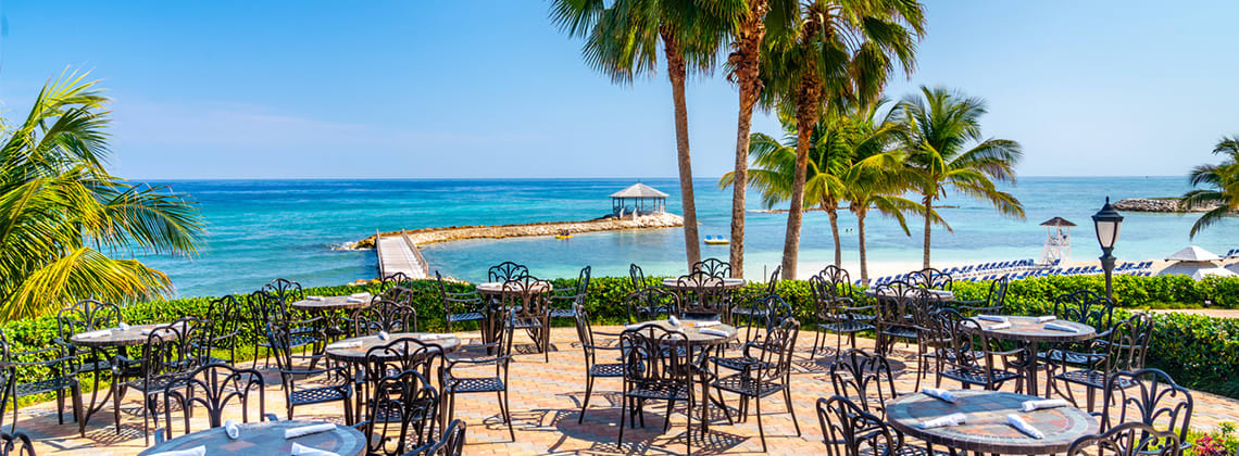 Resort restaurants with spectacular views