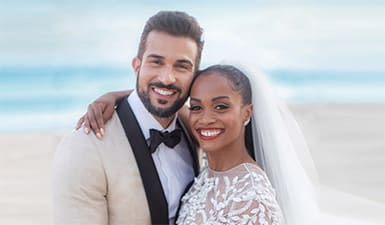 Rachel & Bryan's island-chic destination wedding at Royalton CHIC Suites Cancun