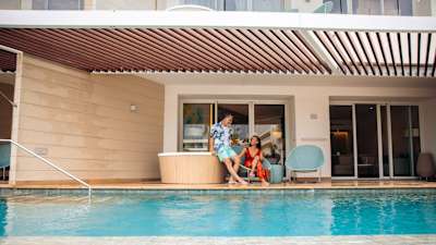 Best all inclusive resorts with swim-up rooms