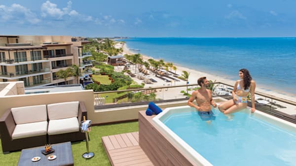 Blog: Watch the sunset from your rooftop terrace at Hideaway at Royalton Riviera Cancun image