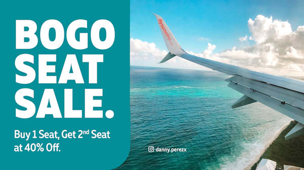 Two for one flight deals clearance