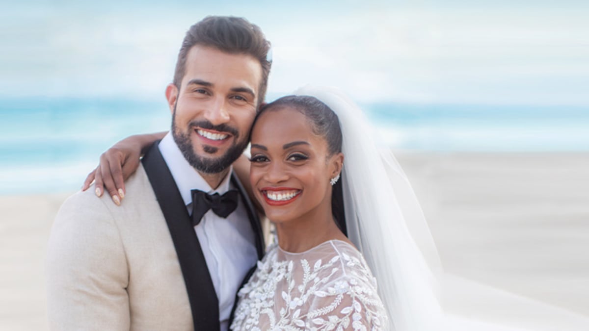 Rachel Lindsay and Bryan Abasolo Share Details of Their Island Chic Wedding