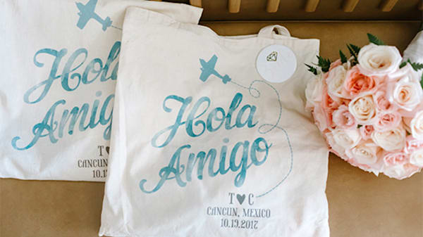 Blog : Made with love wedding welcome bags image