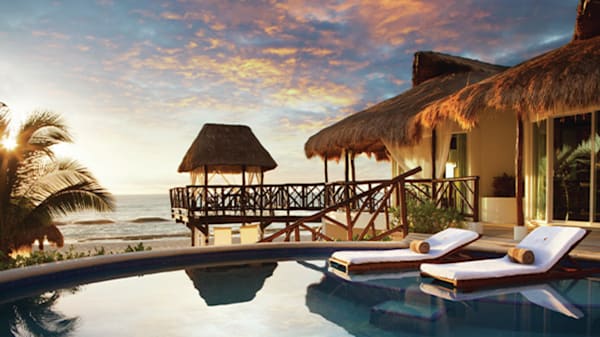 Blog: Watch the sunset from your private bungalow at El Dorado Casitas Royale image