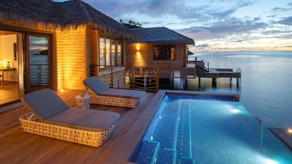 Blog: Lounge on your overwater bungalow’s terrace image