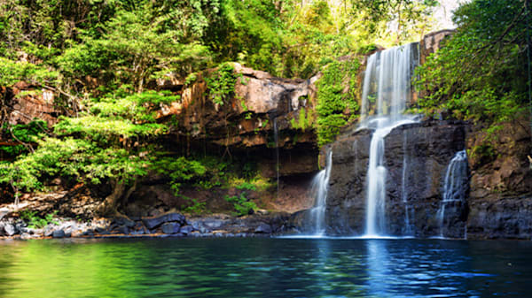 Blog: Cool off in the cascades of a Dominican waterfall image
