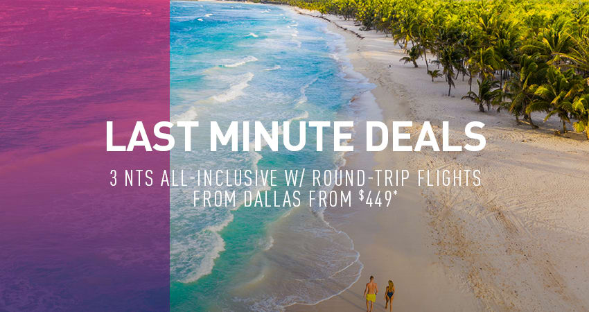 last minute travel deals from dallas