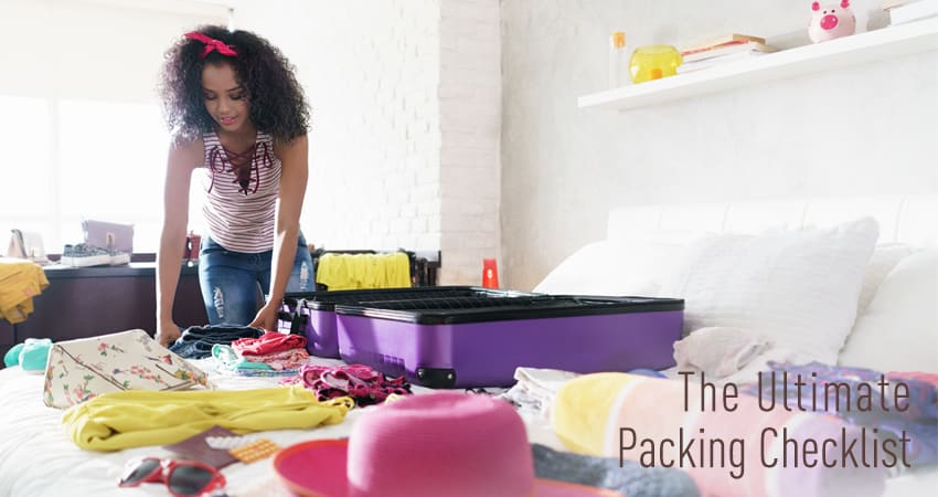 The Ultimate Travel Packing Checklist - Vacation Express