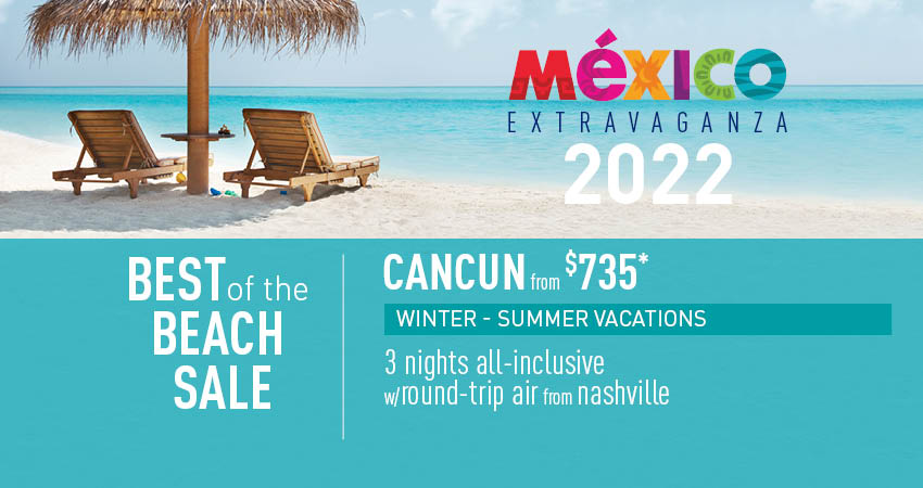 Nashville to Cancun Deals