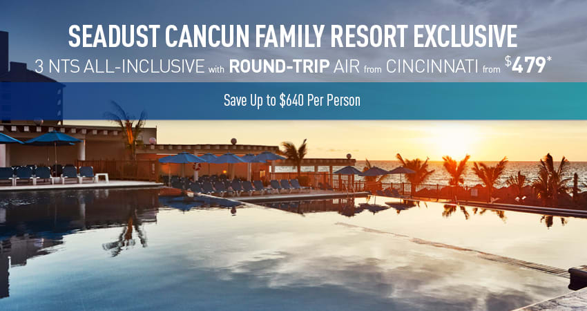 Best Travelzoo Vacation Deals w/ Air from Cincinnati - Vacation Express